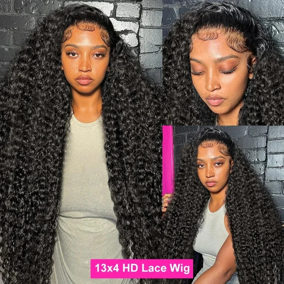 Perruque Lace Front HD Deep Wave – 13x4 & 13x6