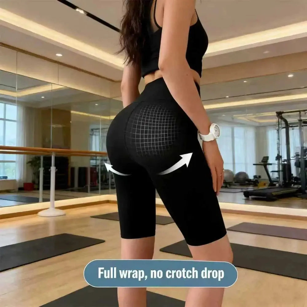 Short Taille Haute Push-Up Seamless – Sport & Yoga