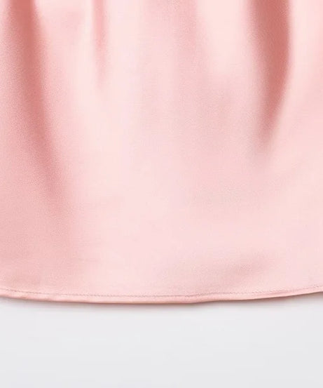 Top Halter Satin Dos Nu – Camisole Élégante Été Femme