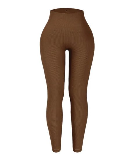 Seamless Knit Yoga Leggings Women Thread Solid Tights Gym Workout Running Stretchy High Waist Hip Liftting Skinny Gym Leggings