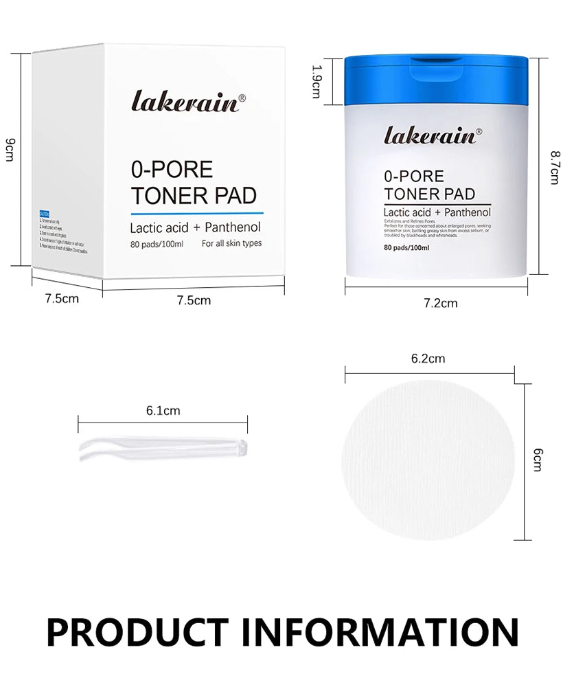Tampons Tonifiants Coréens Zero Pore – 70 pcs Double Face