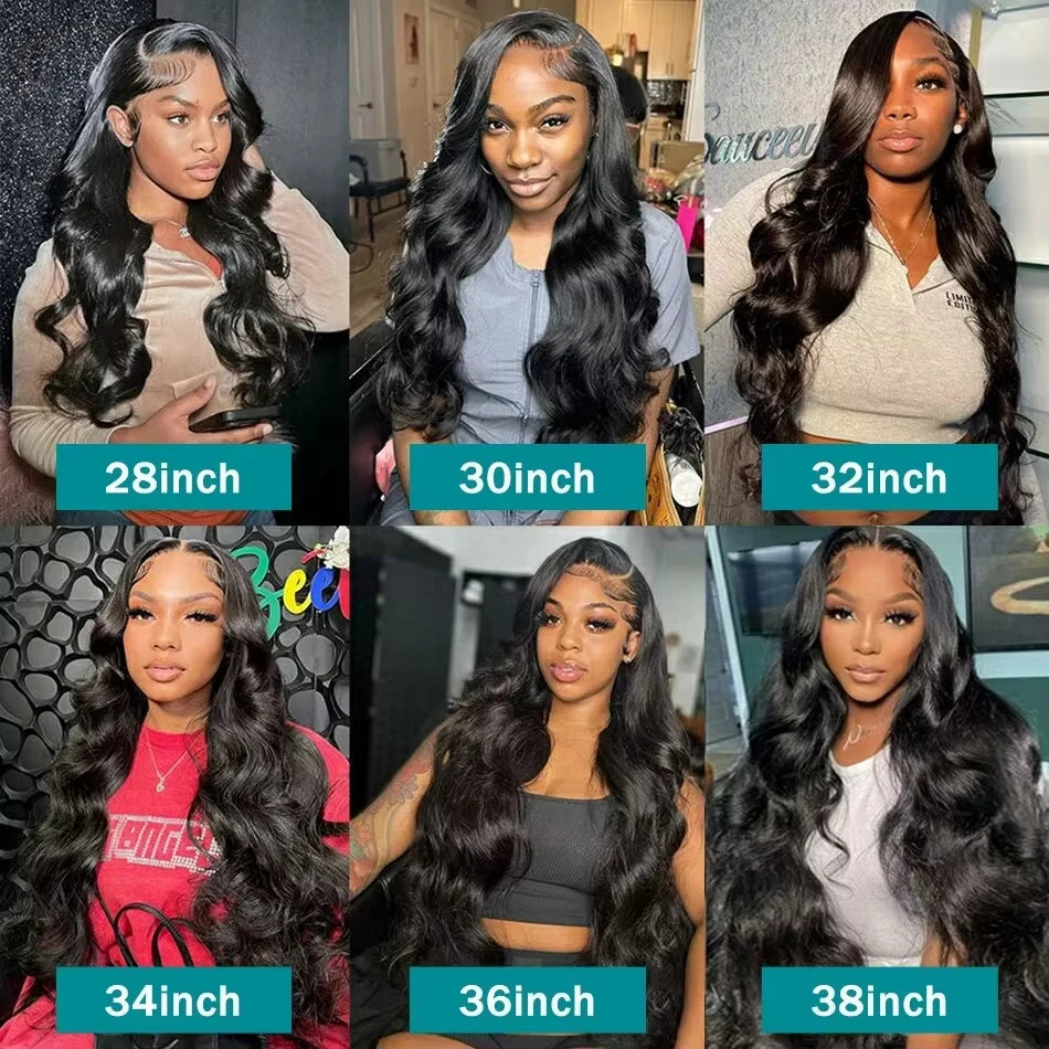 Perruque Lace Front HD Body Wave Glueless – 13x4 & 13x6