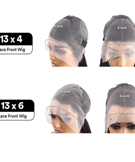 Perruque Lace Front Bouclée Brésilienne HD – 13x4 & 13x6