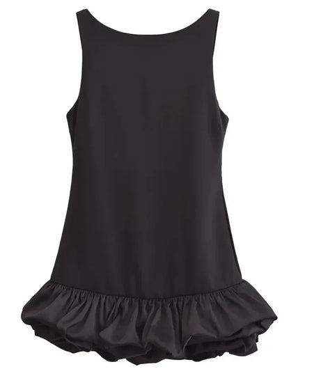 Mini Robe Bodycon Dos Nu Volants Froufrous – Soirée & Club