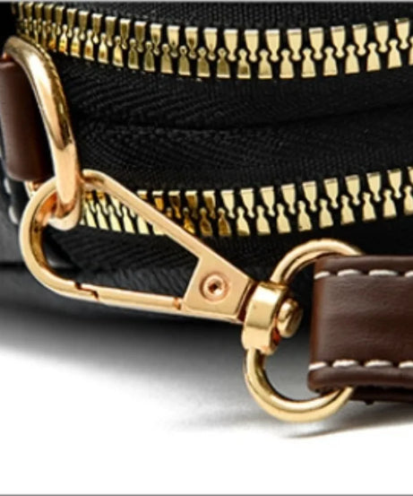 Sac Bandoulière Cuir Véritable Rabat Coque – Compact & Chic
