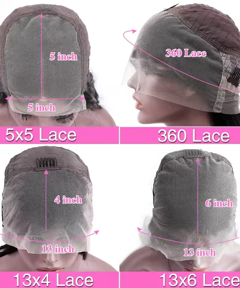 Perruque Lace Front HD Body Wave – Jusqu'à 46 Pouces