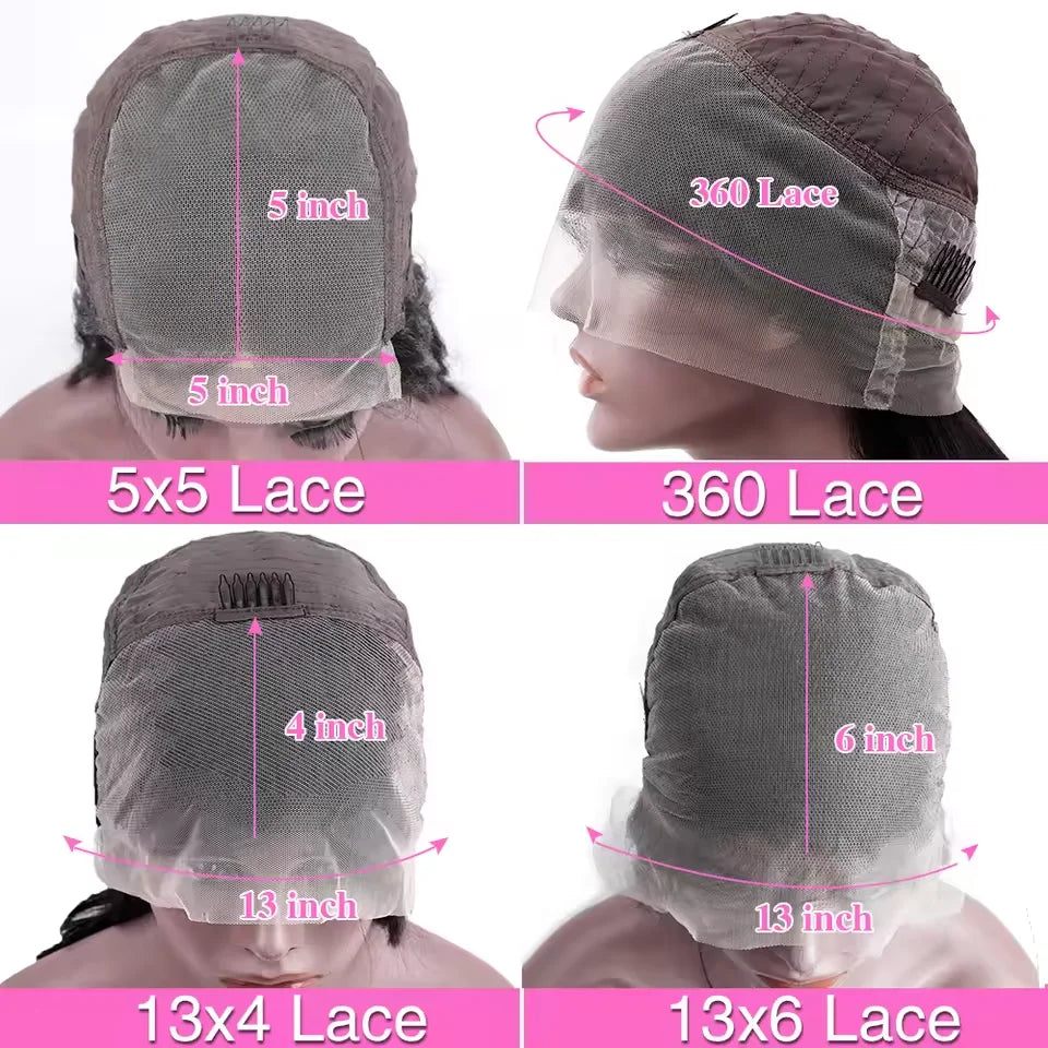 Perruque Lace Front HD Body Wave – Jusqu'à 46 Pouces