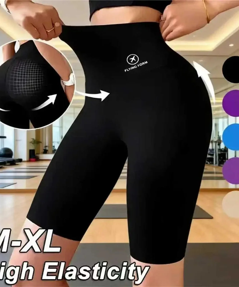 Short Taille Haute Push-Up Seamless – Sport & Yoga