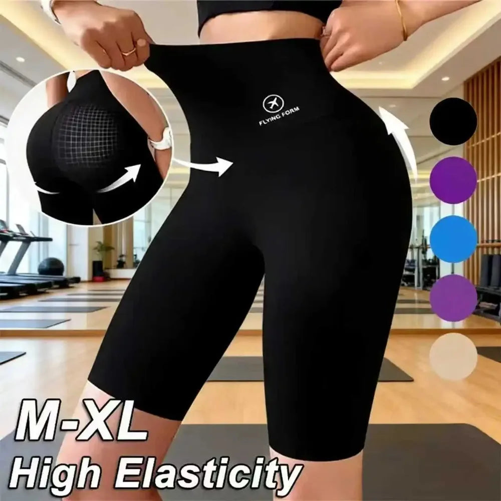 Short Taille Haute Push-Up Seamless – Sport & Yoga